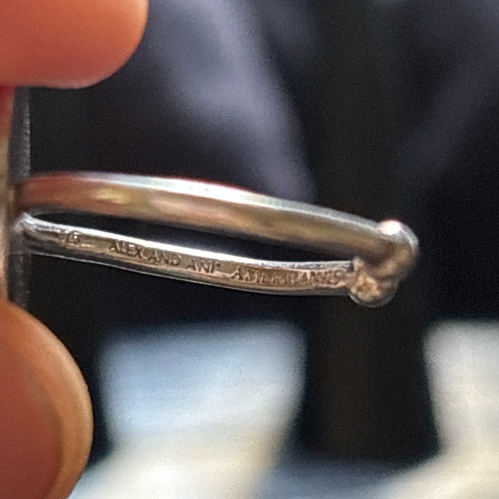 Sterling Silver Oval Shape Ring - image 4